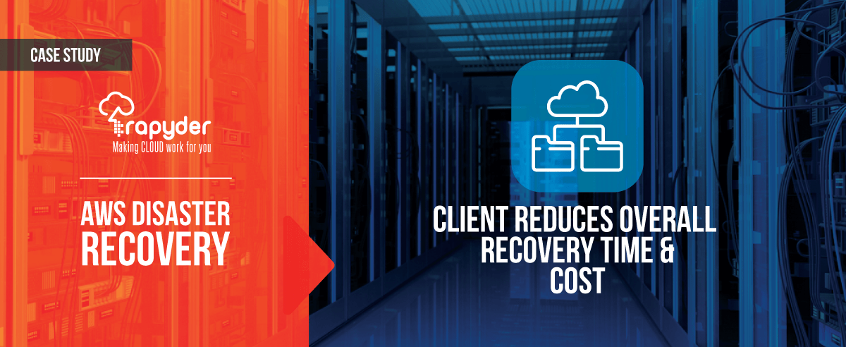AWS Cloud disaster recovery Services Case Study of NBFC banner image