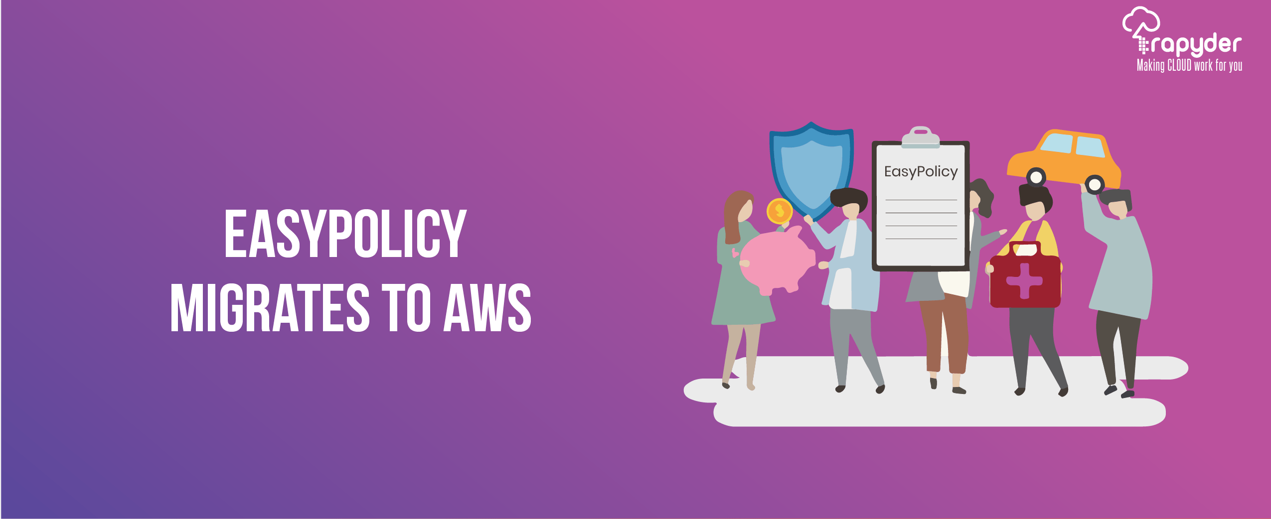 AWS IndurTech Cloud Services Case Study of Easypolicy.com banner image
