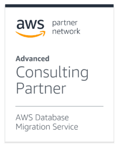 AWS advanced consulting partner- AWS database migration service badge
