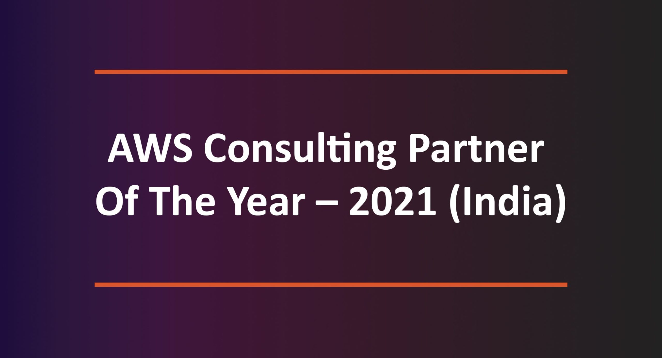 AWS consulting partner of the year-2021