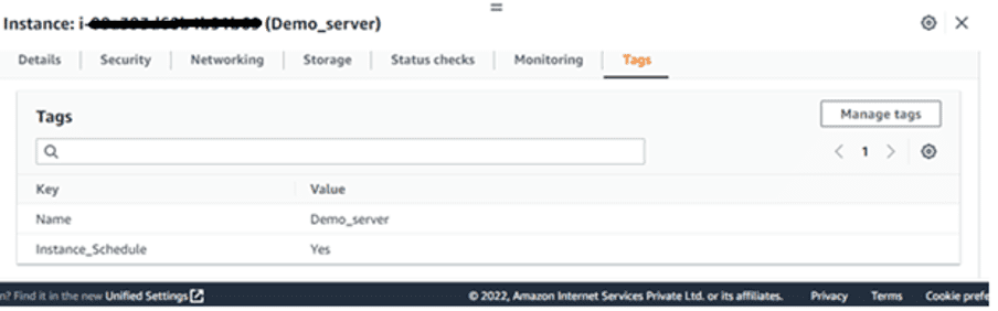 AWS tagging instances