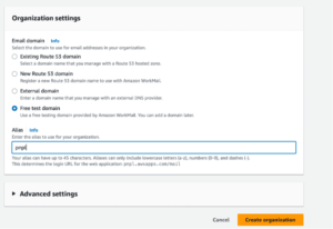 Configure a dedicated email server using Amazon WorkMail