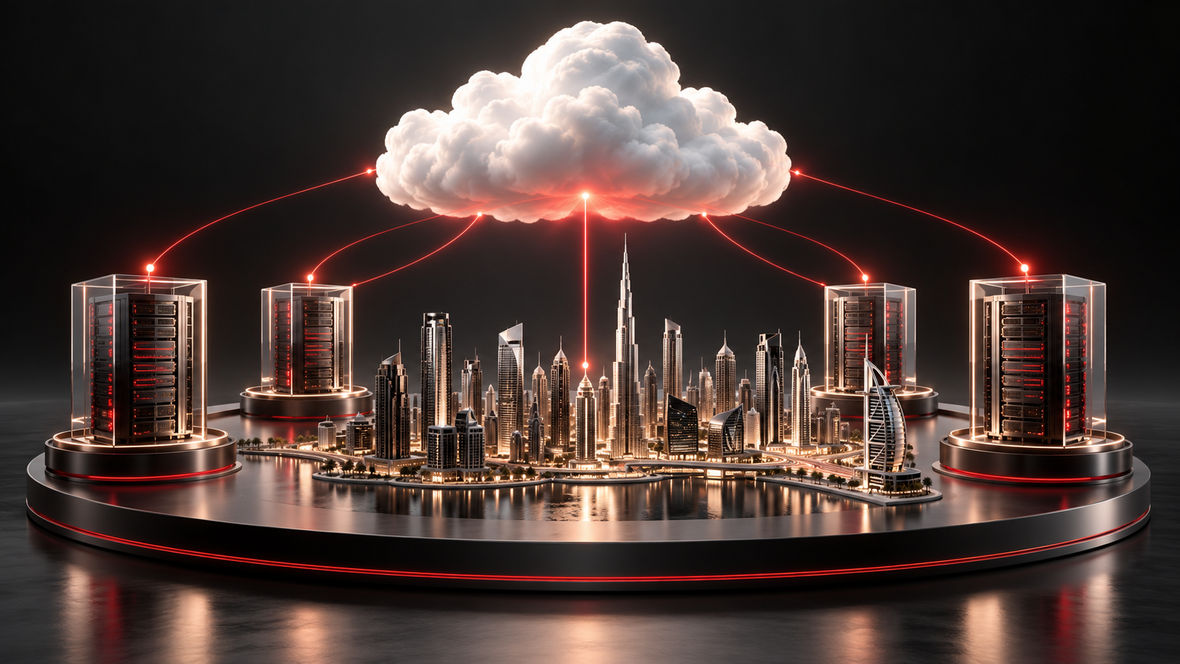 The image speaks about top cloud partenrs in UAE for 2026
